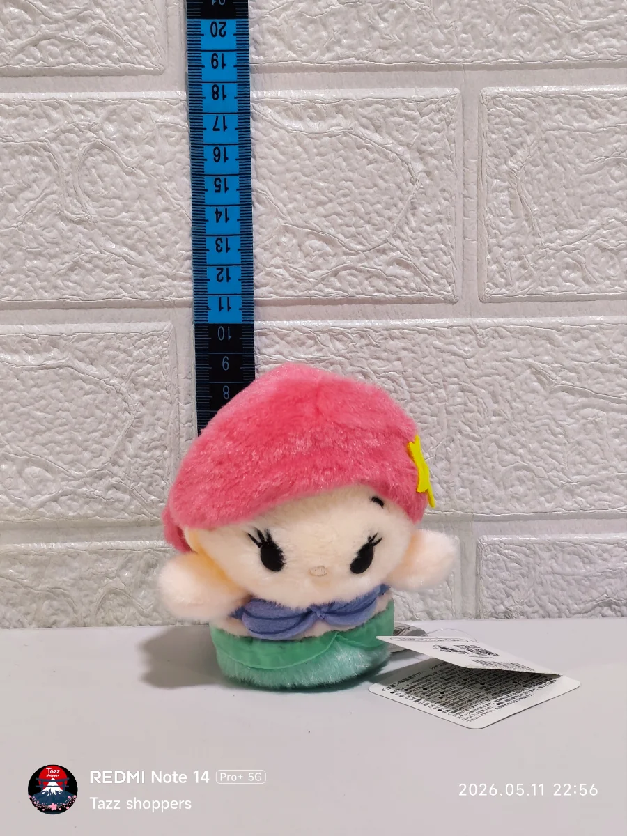 Mini Peluche Princesa Ariel - Colección Urupocha-chan (Edición Oficial Disney Store Japón)