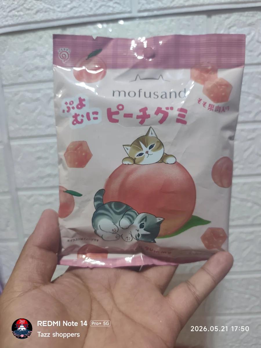 Gomitas de Durazno mofusand – Puyo Muni Peach Gummy