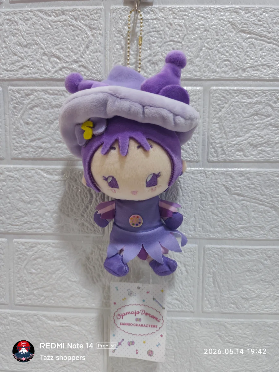 Llavero de Peluche Onpu Segawa - Colección Ojamajo Doremi x Sanrio Characters