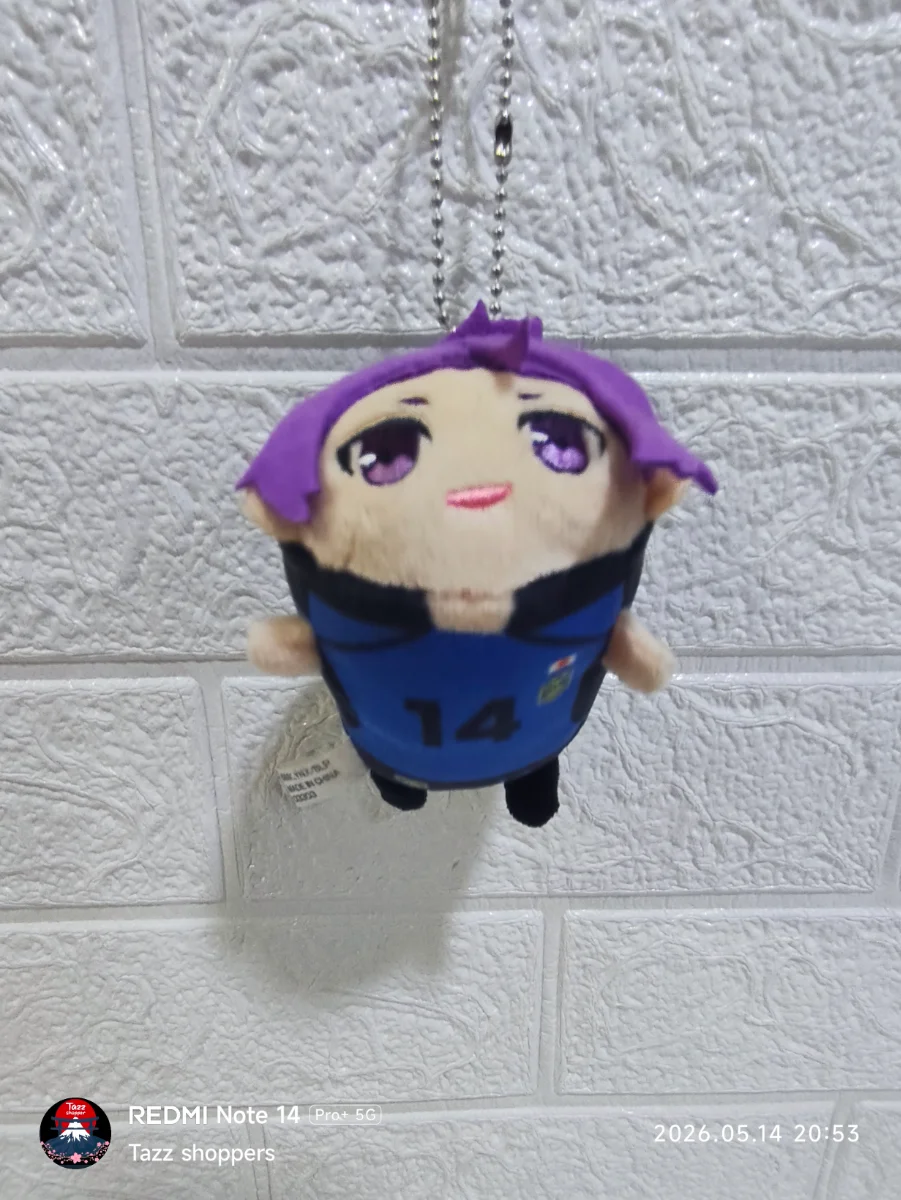 Llavero de Peluche Reo Mikage (Jersey Equipo V) - Colección Blue Lock Chibi Mascot