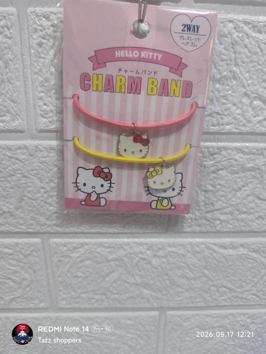 Set de Pulseras y Ligas 2WAY Sanrio – Hello Kitty Charm Band