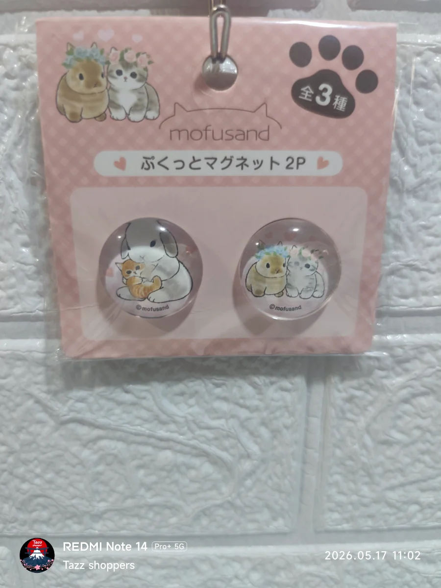 Set de Imanes Abombados Mofusand (Pack de 2) – Edición Animale