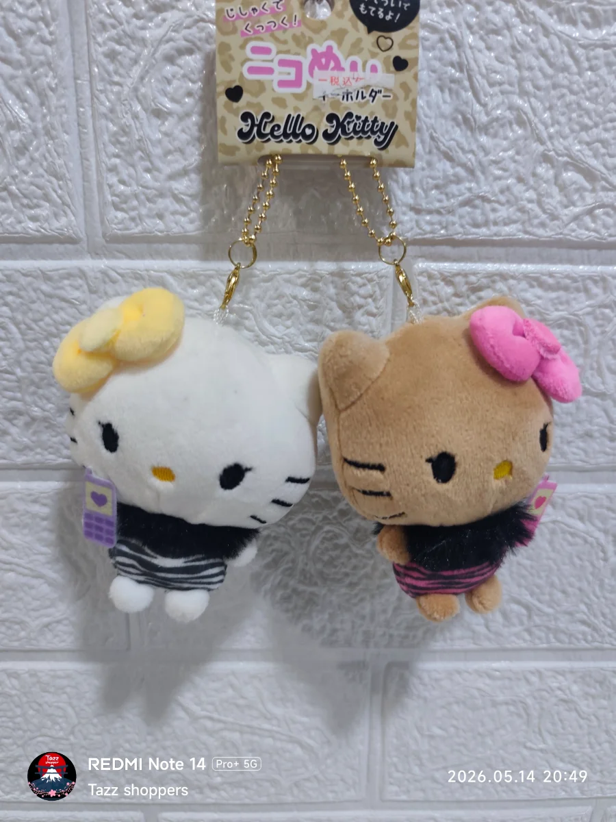 Set de Llaveros de Peluche Hello Kitty y Mimmy Gyaru (Niko Nui) - Colección SanrioSet de Llaveros de Peluche Hello Kitty y Mimmy Gyaru (Niko Nui) - Colección Sanrio
