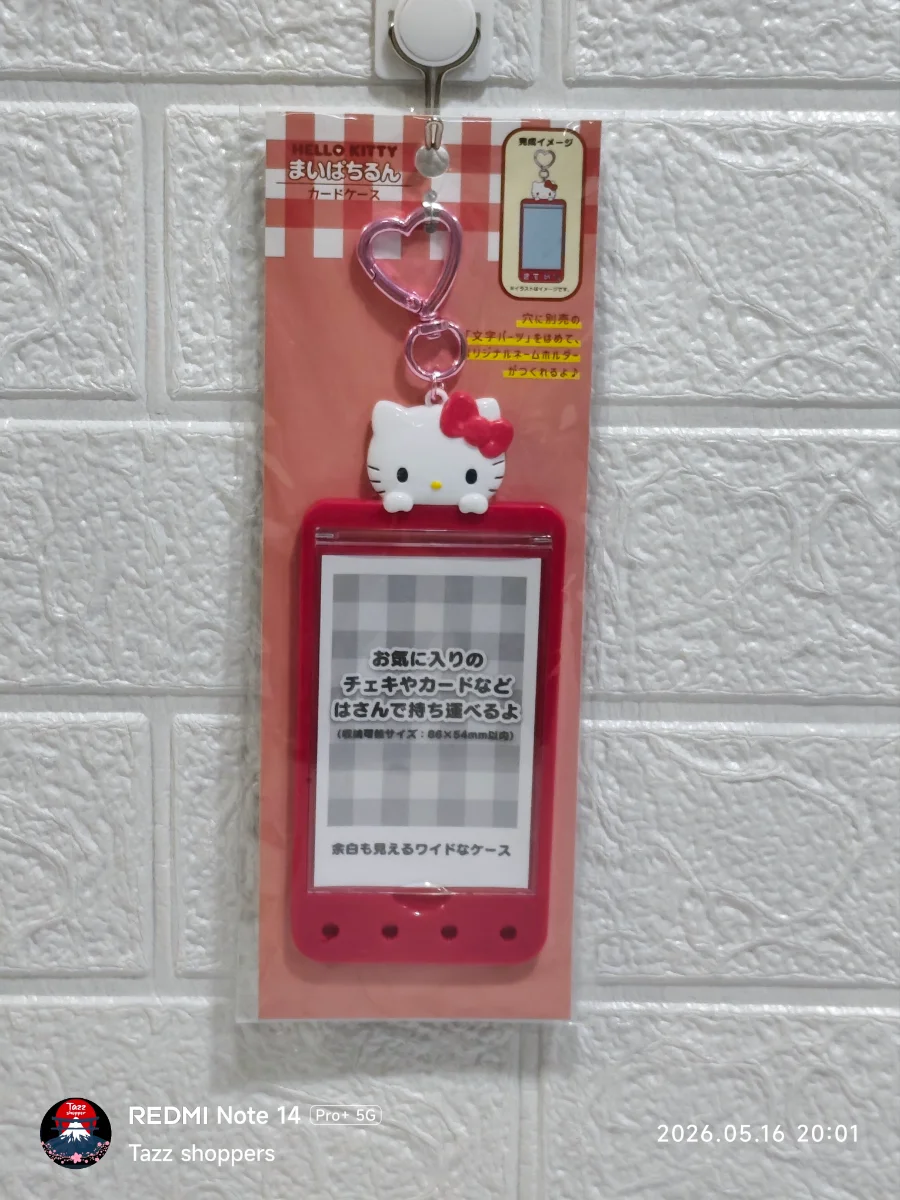 Llavero Porta Tarjetas / Porta Fotos Hello Kitty Maimero (Sanrio Original)