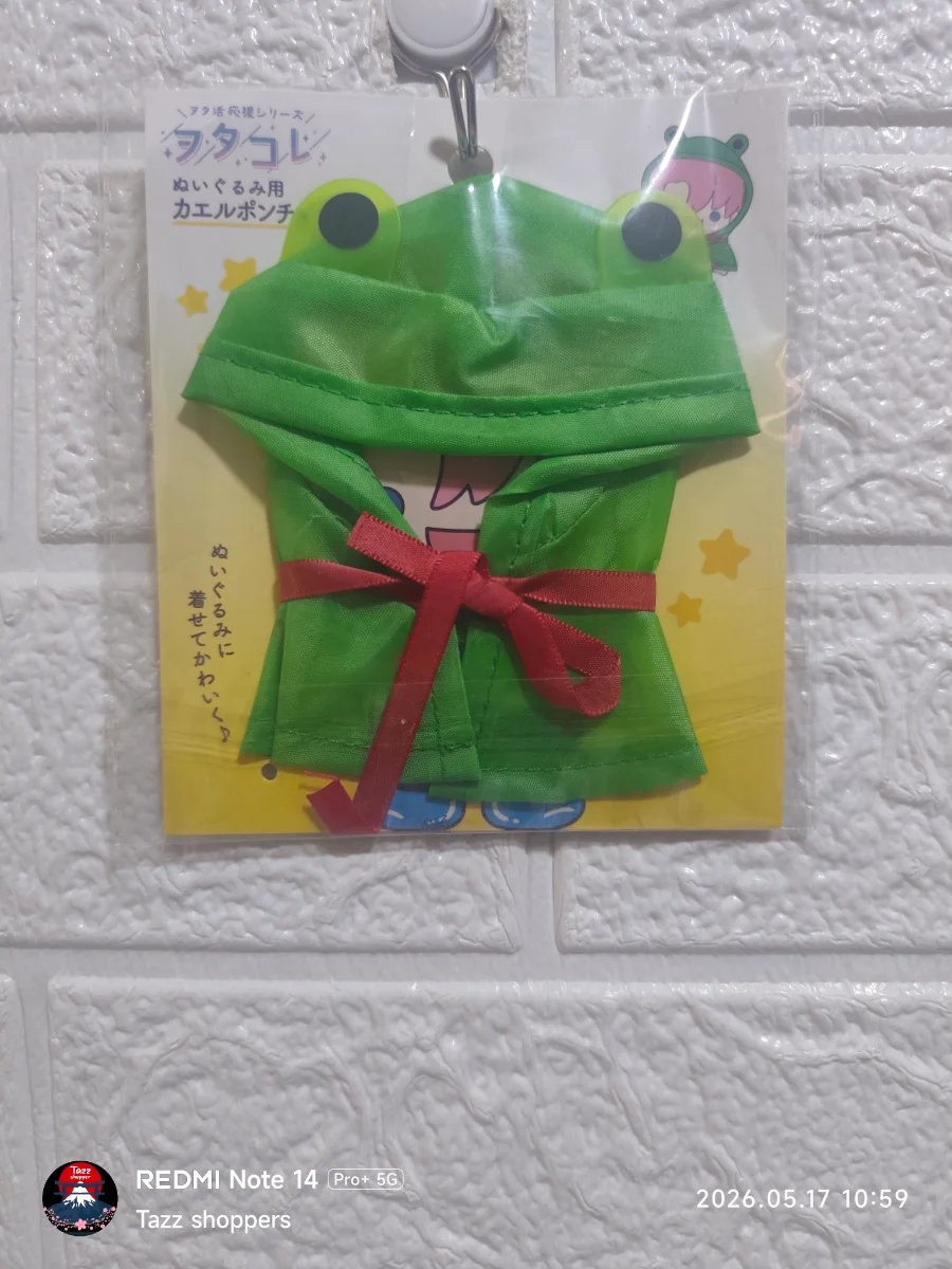 Poncho de Ranita para Peluches – Colección Ota-Kore