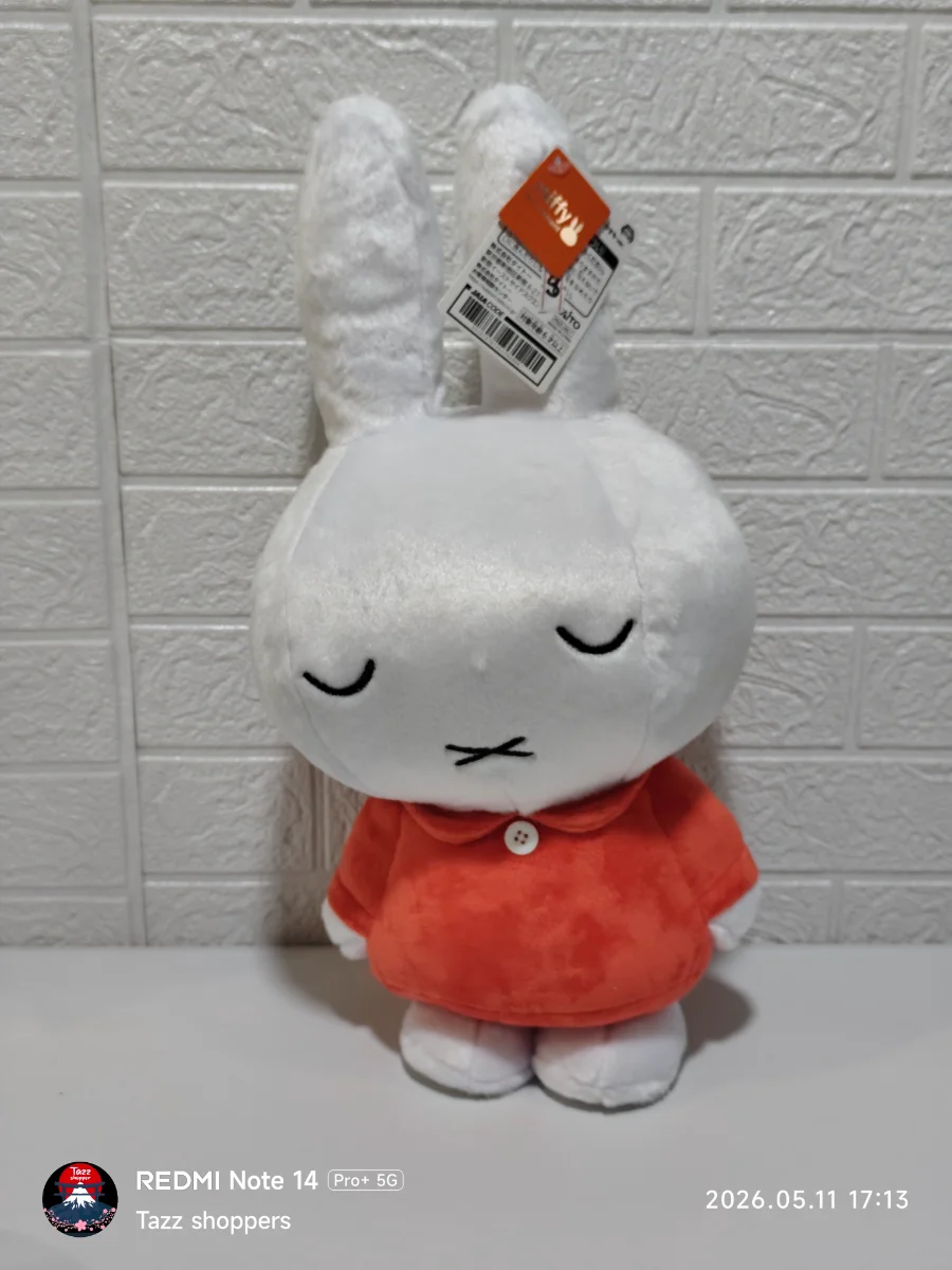 Miffy Ojos Cerrados Vestido Naranja