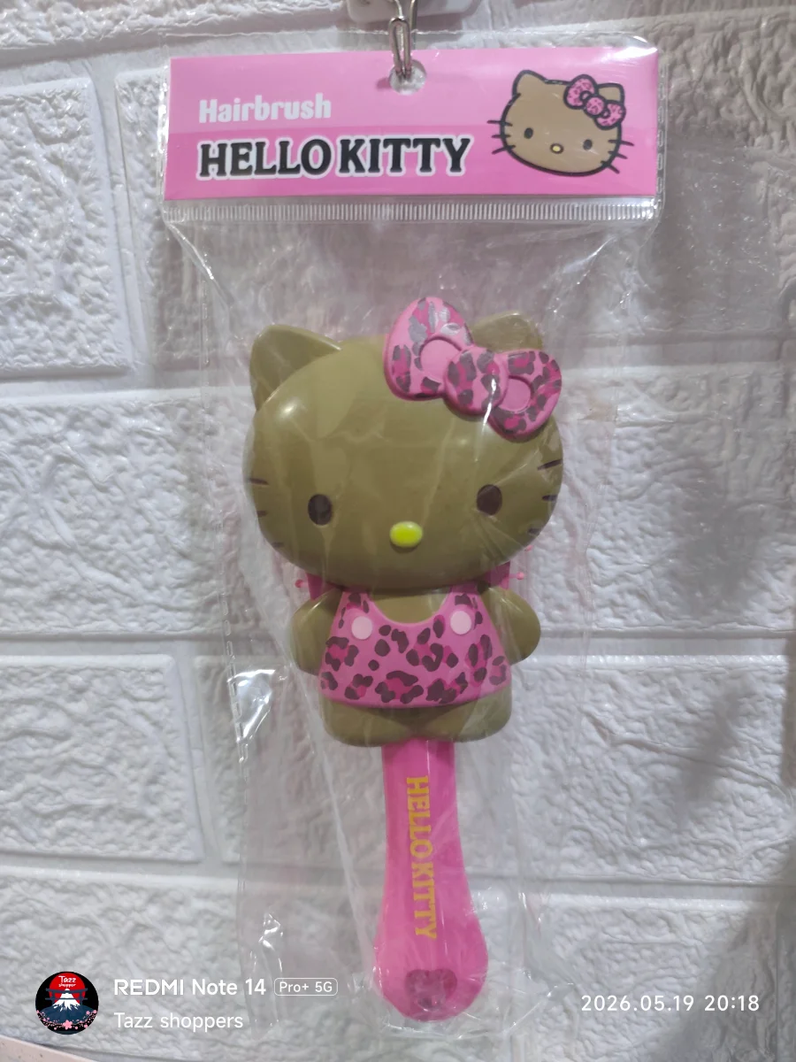 Cepillo de Cabello Tridimensional Sanrio – Hello Kitty Animal Print