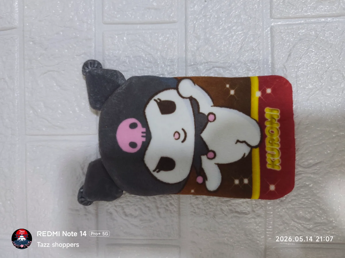 Funda Pouch de Peluche Kuromi para Lentes o Celular