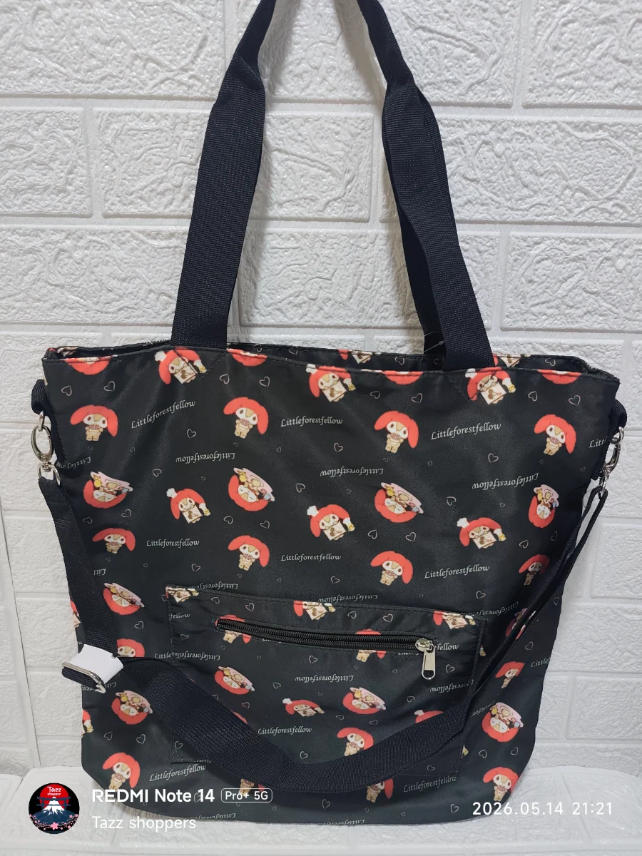 Bolso Tote 2 en 1 Sanrio – Littleforestfellow Classic Black