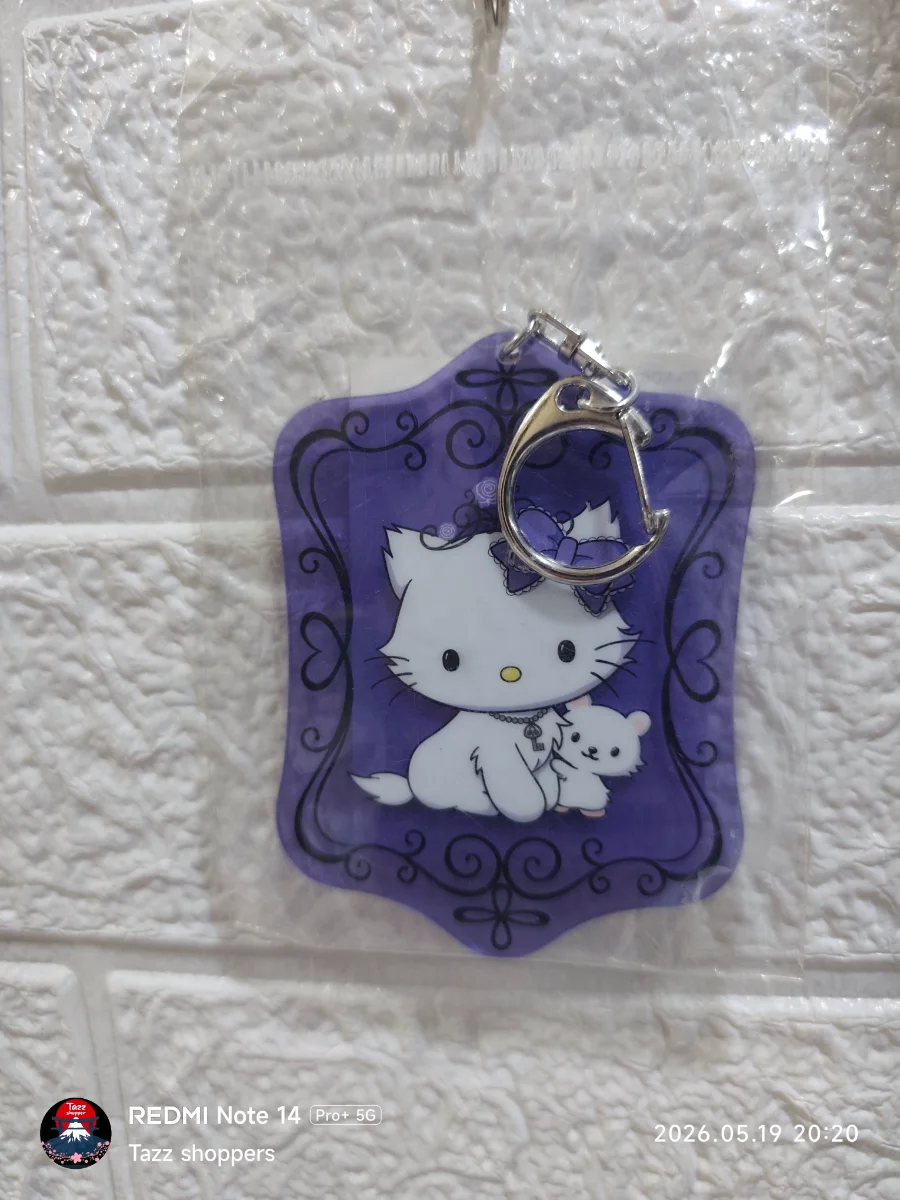 Llavero de Acrílico Sanrio – Charmmy Kitty Gótica Violeta