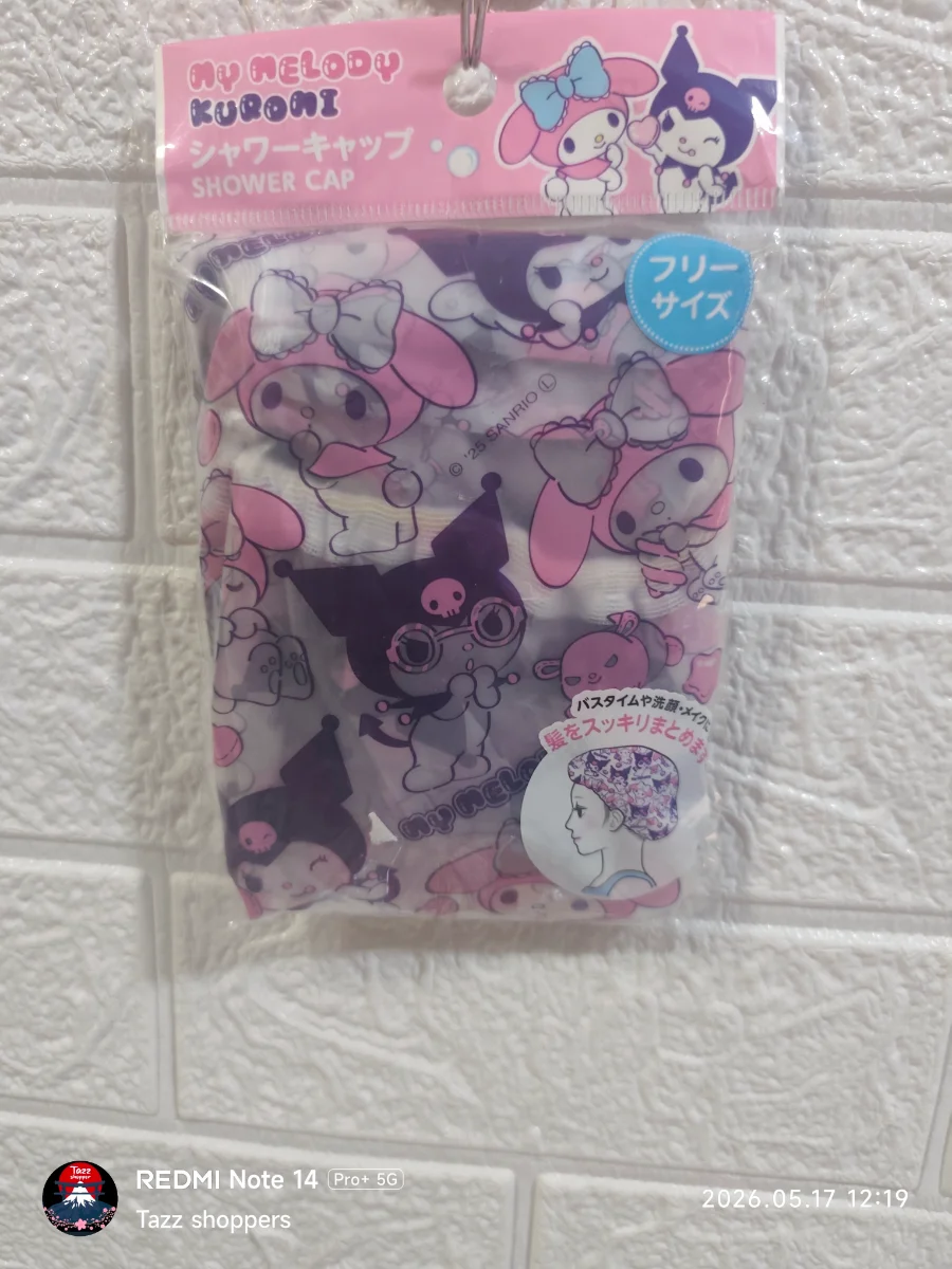 Gorro de Ducha Impermeable Sanrio – My Melody & Kuromi