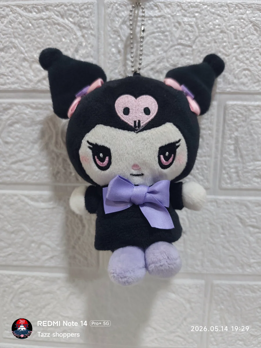 Llavero de Peluche Kuromi Gothic Purple - Colección Sanrio