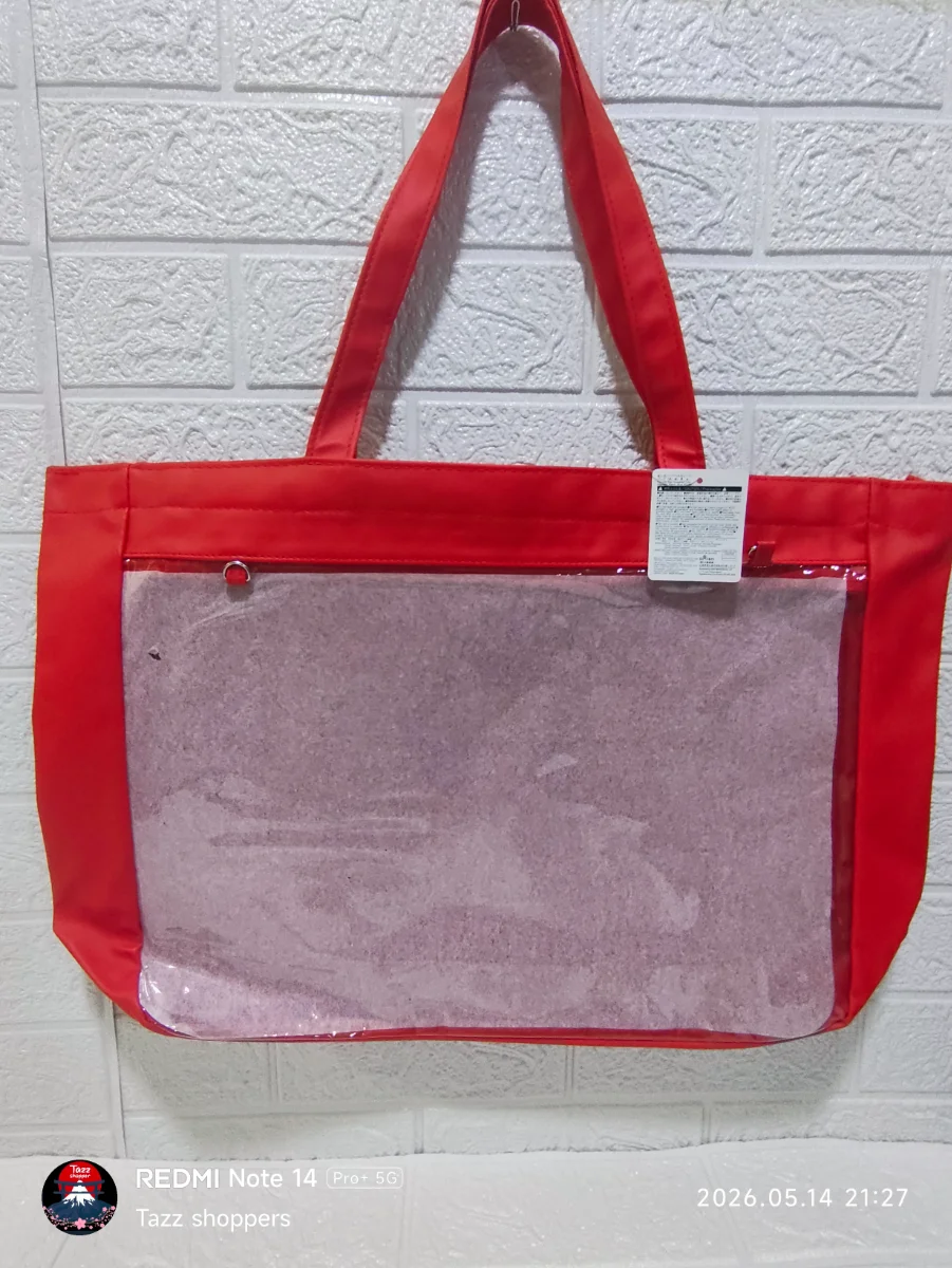 Bolso Tote Ita-bag Daiso – Classic Red con cierre