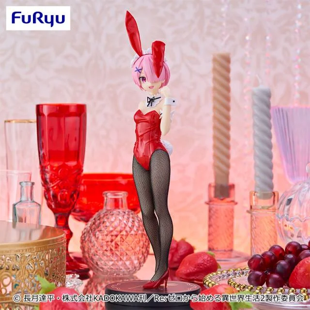 Figura FuRyu Re:Zero - Starting Life in Another World BiCute Bunnies - Ram (Red