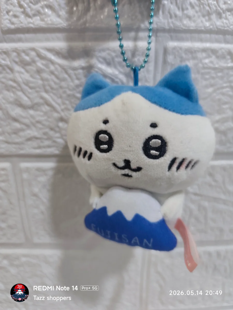 Llavero de Peluche Hachiware Monte Fuji (Fujisan) - Colección Chiikawa Regional