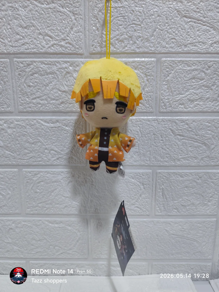 Llavero de Peluche Zenitsu Agatsuma - Colección Demon Slayer